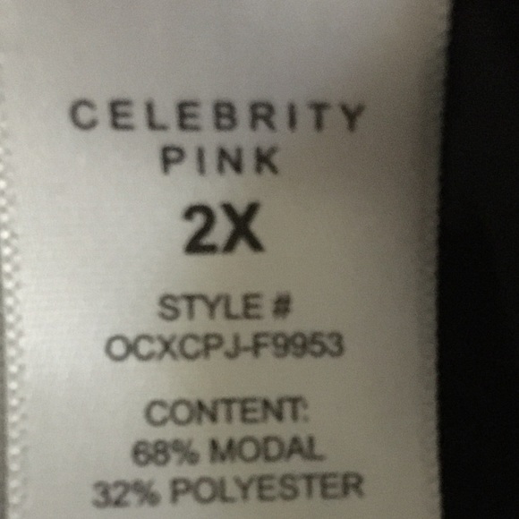 Celebrity Pink Plus Size Black 2X no offers please - Picture 2 of 5